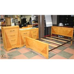 BED ROOM SET ,DOUBLE BED, HEADBOARD & RAILS