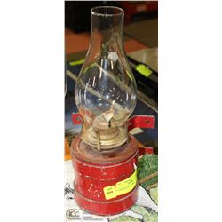 6) ANTIQUE CN OIL LAMP