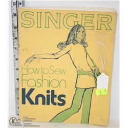VINTAGE HOW TO SEW BOOK