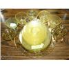 Image 1 : LOT OF 22 ASSORTED YELLOW DEPRESSION GLASS DISHES