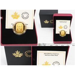 FEATURED 2014 $200 PURE GOLD COIN