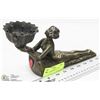 Image 1 : 158) ART DECO METAL LADY