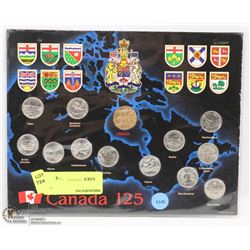 CANADA 1867-1992 PROVINCIAL COIN SET