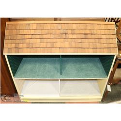 LARGE DOLL HOUSE WITH CEDAR SHINGLES