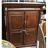Image 1 : SOLID WOOD 2 DOOR 1 DRAWER ARMOIRE