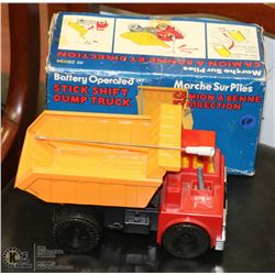 VINTAGE BATTERY OPERATED SEARS STICK SHIFT DUMP