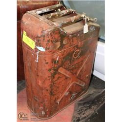 ANTIQUE MILITARY GAS CAN