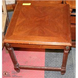 FOLDOUT WOOD END TABLE