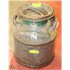 Image 1 : ANTIQUE MILK JUG WITH LID