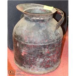 ANTIQUE MILK CAN WITH SPOUT