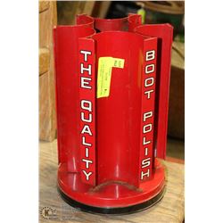 ANTIQUE KIWI BOOT POLISH STORE DISPLAY SWIVEL