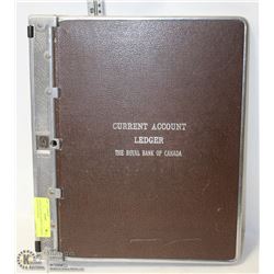 ANTIQUE ROYAL BANK OF CANADA ACCOUNT LEDGER