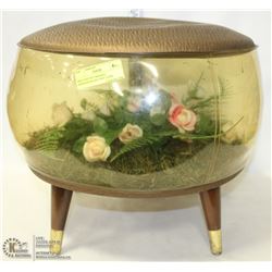 MID CENTURY MODERN HERBARIUM AIR FOOT STOOL