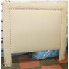 Image 1 : DOUBLE FABRIC HEADBOARD WITH NAILHEAD ACCENTS