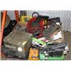 Image 1 : ESTATE PALLET OF TOOLS INCL AIR HOSE W/ REEL