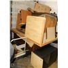 Image 1 : LOT OF ASST DESKS AND TV STAND AS IS