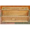 Image 1 : OLD TIME HOME MADE WOODEN TOOL BOX