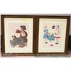 Image 1 : 2 VINTAGE NORMAN ROCKWELL PICTURES 18X22.