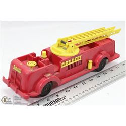 VINTAGE 1940'S RELIABLE WIND UP FIRE TRUCK