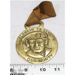 WWII HORSE MEDAL "OUR MONTY".