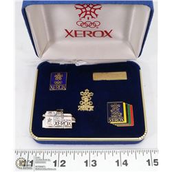ZEROX CALGARY 1998 OLYMPICS PIN SET