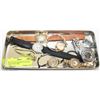 Image 1 : TRAY LOT OF ASSORTED VINTAGE ESTATE WATCHES.