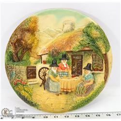 HAND PAINTED PLAQUE BY BOSSON.