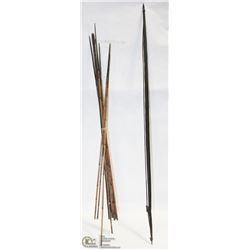 1800S BOER WAR AFRICAN BOW WITH ARROWS.