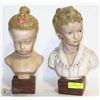 Image 1 : SET OF 2 CERAMIC CHILDRENS BUSTS.