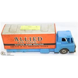 1950S TIN & PLASTIC ALLIED VAN LINES DELIVERY