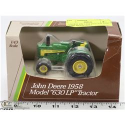 1:43 ERTL DIE CAST TRACTOR JOHN DEERE MODEL 630LP
