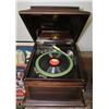 Image 1 : ANTIQUE TABLE TOP GRAMOPHONE - WORKS.