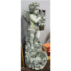 LARGE CHERUB WATER FOUNTAIN NO PUMP