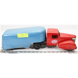VINTAGE 1930'S PRESSED STEEL FREIGHT TRUCK AND