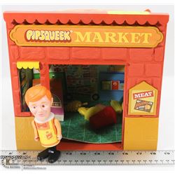 1970' PIPSQUEEK MARKET WITH ACCESSORIES