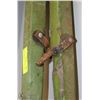 Image 3 : PAIR OF ANTIQUE WOODEN ROW BOAT OARS