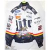 Image 1 : MILLER LITE NASCAR SIZE LARGE 100% LEATHER JACKET