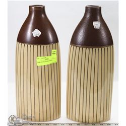 PAIR OF CWA STUDIO VASES