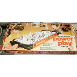 78) BOXED VINTAGE COLECO POWER PLAY HOCKEY SET