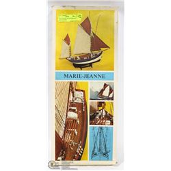 VINTAGE MARIE JEANNE # 468 BILLING BOATS WOODEN