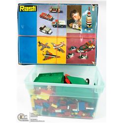 RATISTAR BOX VINTAGE LEGO LIKE TOYS WITH TOTE