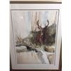 Image 1 : Framed Deer Print, generously donated by Frank Port, Value $750
