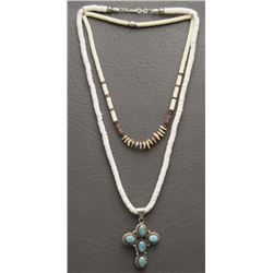 TWO PUEBLO NECKLACES