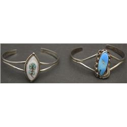 TWO NAVAJO BRACELET