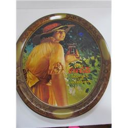 Large Coca Cola Girl Tray- 16.5x14