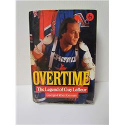 Hockey Hard Cover Book-"Overtime" The Legend of Guy Lafleur