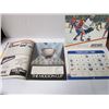 Image 2 : Shoppers Drug Mart Edmonton Oilers Calendar-1981-82 +1983 Oilers vs Islanders- Oilers Magazine