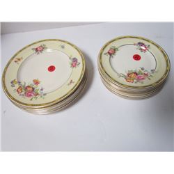 Pareek Johnson Bros England "Lorraine" Dishes-7salad plates,9dessert plates
