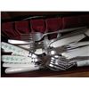 Image 5 : Wooden Box with assorted cutlery + Collector spoons