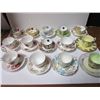 Image 1 : 14 Tea Cups + matching Saucers +1 extra saucer